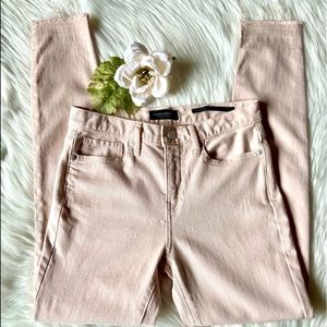Banana Republic mid-rise skinny pink/blush